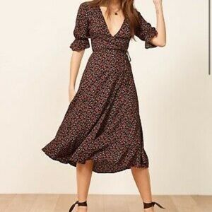 Reformation wrap dress